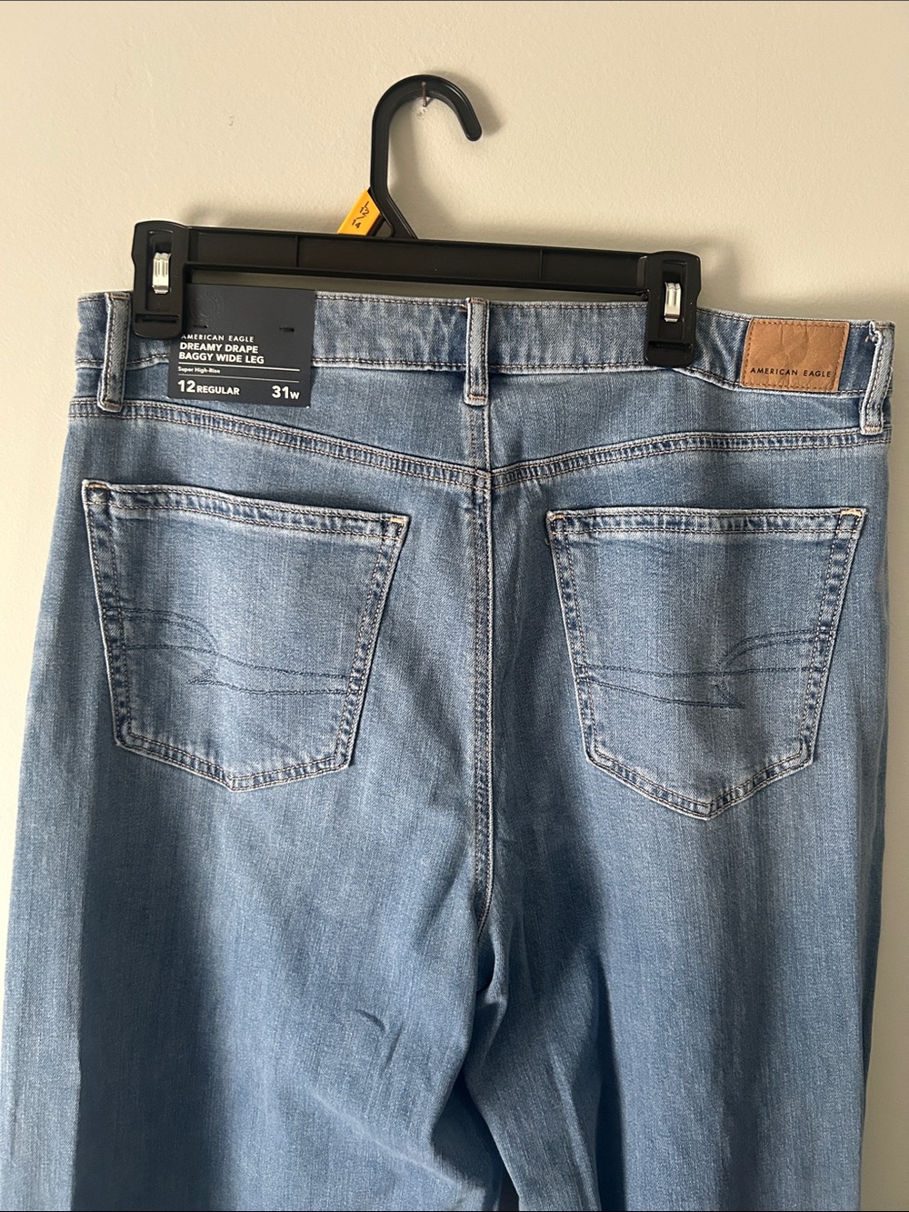 NWT American Eagle Outfitter Women’s Baggy Wide Leg Super Stretch High-Rise - Picture 2 of 5
